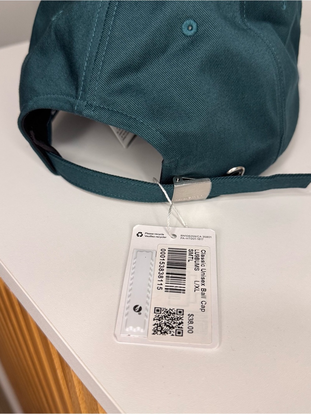 Lululemon Men’s Teal Baseball Cap NWT - Picture 8 of 9